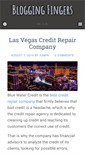 Mobile Screenshot of bloggingfingers.com